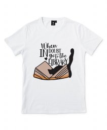Чоловіча футболка Киця з книжкою
