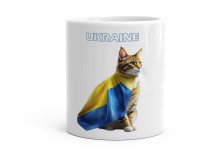Чашка Кіт з прапором України