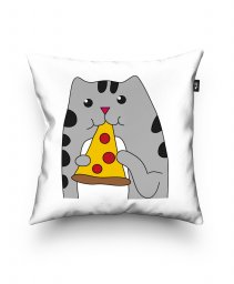 Подушка квадратна Люблю пиццу
