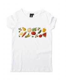 Жіноча футболка Овочевий принт