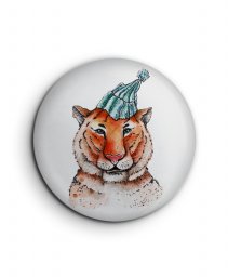Значок Тигр в шапці