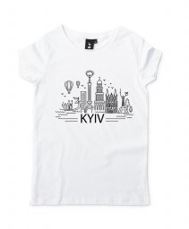 Жіноча футболка Символи Києва 