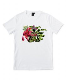 Чоловіча футболка Йогиня в квітах