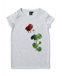 Жіноча футболка Квітка герань