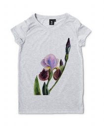 Жіноча футболка ірис, квітка