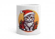 Чашка Різдвяний Кіт