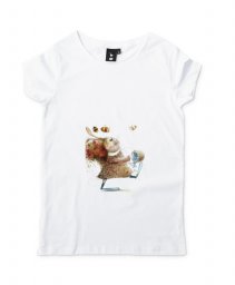 Жіноча футболка Щасливий кролик