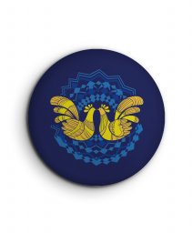 Значок Пташечки в стилі українського народного мистецтва