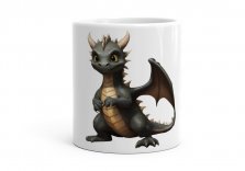Чашка Милий, маленький, добрий дракончик. 