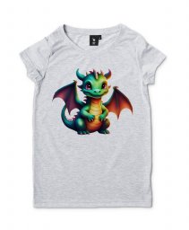Жіноча футболка Милий і добрий дракон