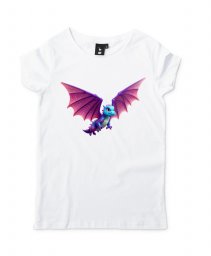Жіноча футболка Милий маленький дракончик у польоті.
