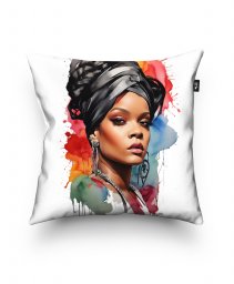 Подушка квадратна Портрет співачка Rihanna