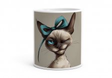 Чашка Сіамська Орієнтальна Кішка