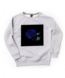 Жіночий світшот Блакитна троянда
