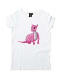 Жіноча футболка Рожевий дракон