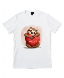 Чоловіча футболка Лінивець Love You