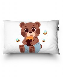 Подушка прямокутна милий ведмедик