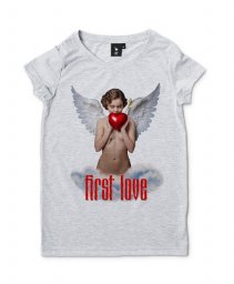 Жіноча футболка First love (Перше кохання)