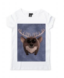 Жіноча футболка Round deer 
