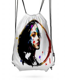 Рюкзак Обличчя дівчини в абстрактному стилі