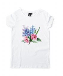 Жіноча футболка Весняний букет квітів