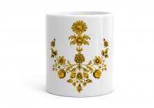Чашка квітковий тризуб Україна