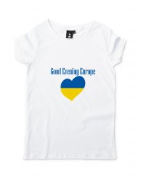 Жіноча футболка Good evening Europe