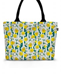 Шопер Daffodils flowers pattern