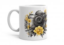 Чашка Фотоапарат у квітах