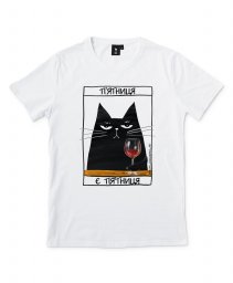Чоловіча футболка Чорний кіт - п'ятниця
