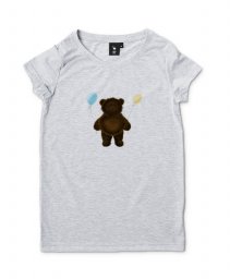 Жіноча футболка патріотичний ведмедик