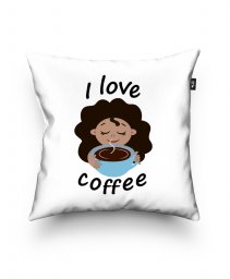Подушка квадратна I love coffee