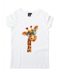 Жіноча футболка Жираф в окулярах