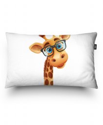 Подушка прямокутна Жираф в окулярах