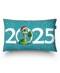 Подушка прямокутна Новорічна Змія 2025
