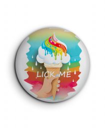 Значок Lick Me Морозиво ЛГБТ
