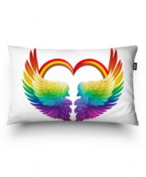 Подушка прямокутна ЛГБТ Крила кохання