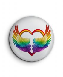 Значок ЛГБТ Крила кохання