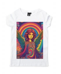 Жіноча футболка Кольоровий ангел