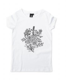 Жіноча футболка Букет польових квітів