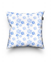 Подушка квадратна blue flowers