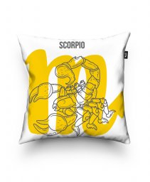 Подушка квадратна Скорпион