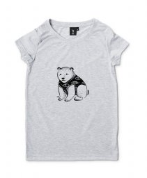 Жіноча футболка Белый Медвежонок