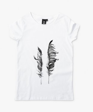 Жіноча футболка Feathers