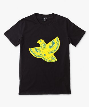 Чоловіча футболка Вільний птах (жовтий)