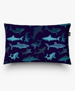 Подушка прямокутна акулы