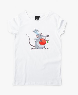 Жіноча футболка крысенок-поваренок