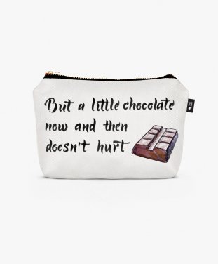 Косметичка But a little chocolate now and then doesn't hurt