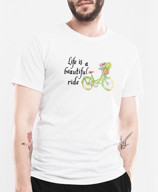 Чоловіча футболка Life is a beautifil ride