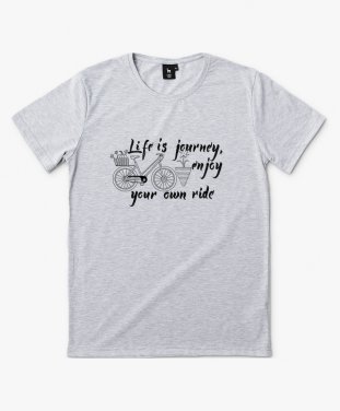 Чоловіча футболка Life is a journey, enjoy your own ride